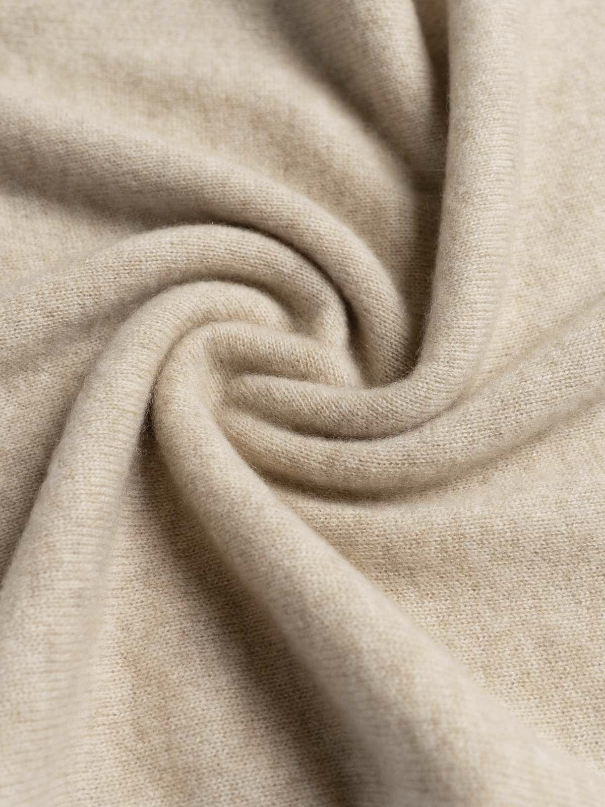 Soft knitted cashmere fabric